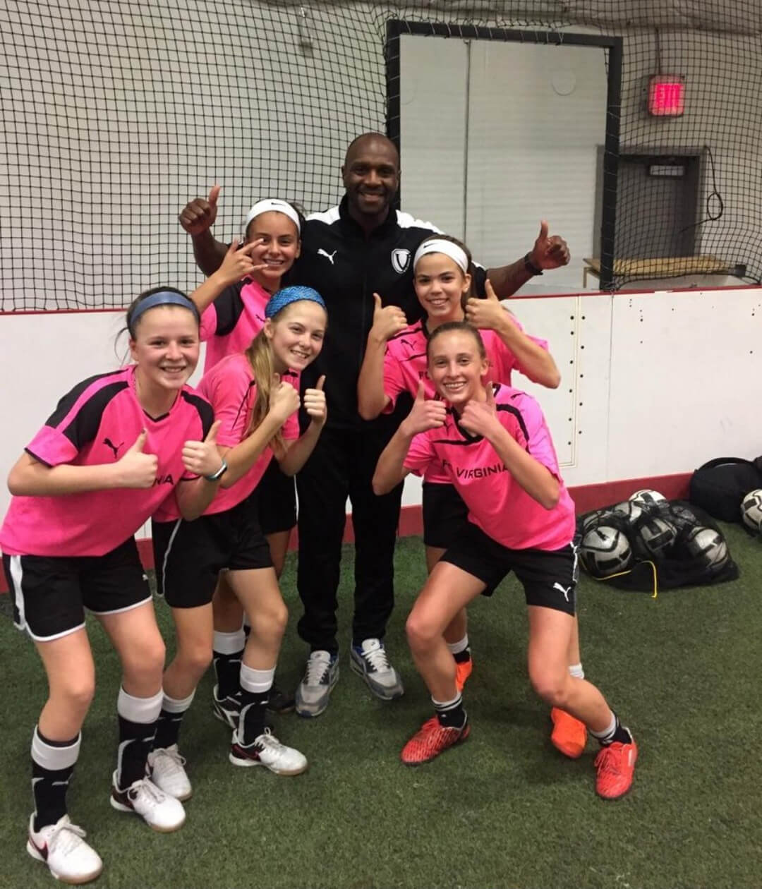 Emmerson Boyce with Concacf Women's