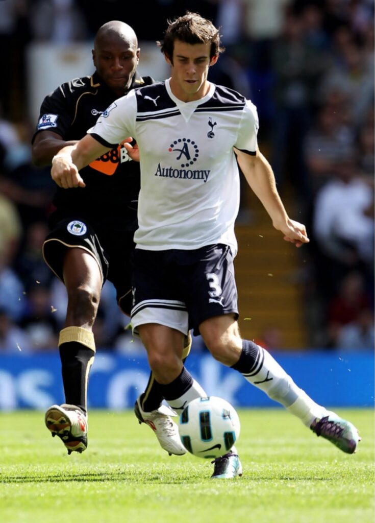 Challenging Gareth Bale